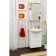 Cabinet-mirror lina 55 white gloss, right