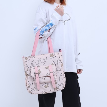 SCOPER with lightning, beige color/pink-6