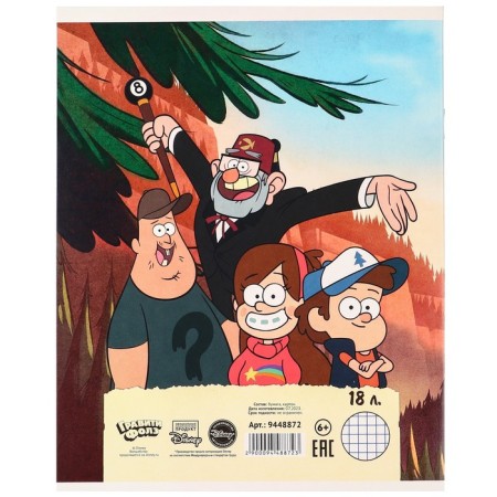 Gift set for the boy Gravity Falls, 9 items-9