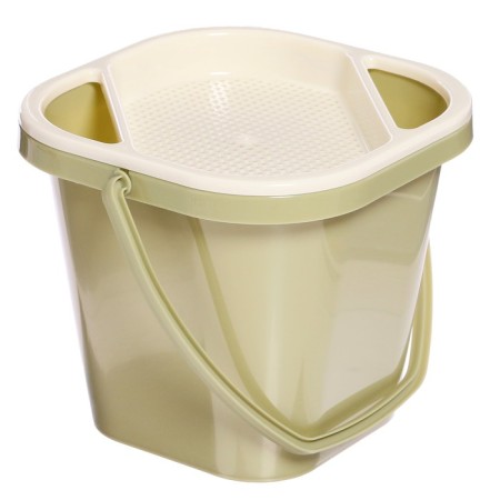 Sanding set "Wormwood", 8 objects: scoop, rake, sieve, bucket, 4 molds-4
