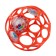 Developing toy Bright Starts, OBALL ball, with a rattle, red color