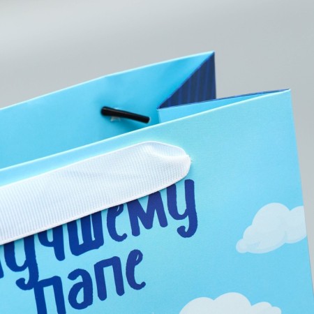 Gift laminated vertical, packaging, “best dad”, MS 18 x 23 x 10 cm-4