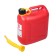 Canister of the fuel and lubricants Oktan Classik, 10 l, plastic, red