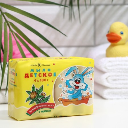 Children's soap "Neva cosmetics", with a series, 4 x 100 g