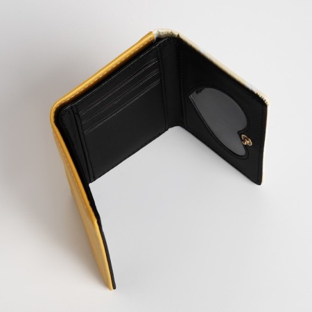 Kid wallet on the button, yellow color-3