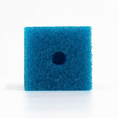 Rectangular sponge for filter No. 3, coarse, 6 x 6 x 12 cm, blue-2