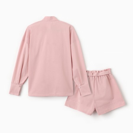 Female set (blouse, shorts) minku: enjoy pink color, rn 42-9