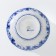 Plate - bowl, half -support, 17 × 17 × 5 cm, 0.5 l, gzhel