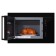 Microwave oven Hiberg VM 8505 b, built -in, 900 watts, 25 l, black color black