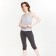 Female homemade set (T -shirt and breeches), gray color, size 54
