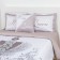 Bed linen "Ethel" 2 joint venture king & queen 175*215 cm, 200*215 cm, 50*70+4 cm - 2 pcs