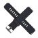 18 mm watch strap, with quick-detachable studs, silicone, L-21.5 cm, black
