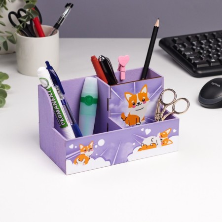 Organizer for the Corgi office 3 departments, 18.5x10x10 cm