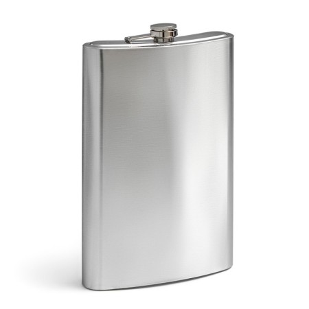 Flask for alcohol and water, 1.92 l, "giant", stainless steel, gift, 64 oz