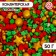 Sprinking confectionery "watermelon boom", New Year, 50 g