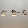 Stitch Paris 3x40W E14, chrome 54x20x15 cm