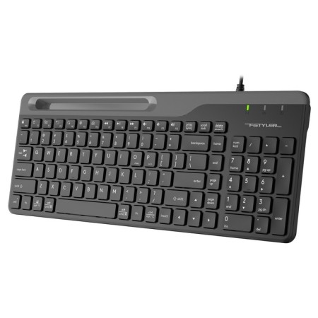 Keyboard A4Tech FSTYLER FK25 Black/Gray USB Slim-7