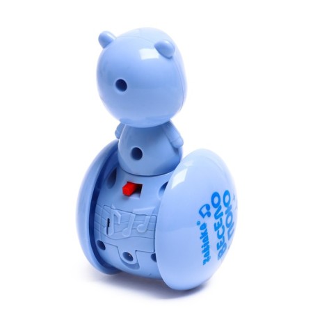 Developing toy "Musical Nevalyashka: Bear Roy", Blue Color-2