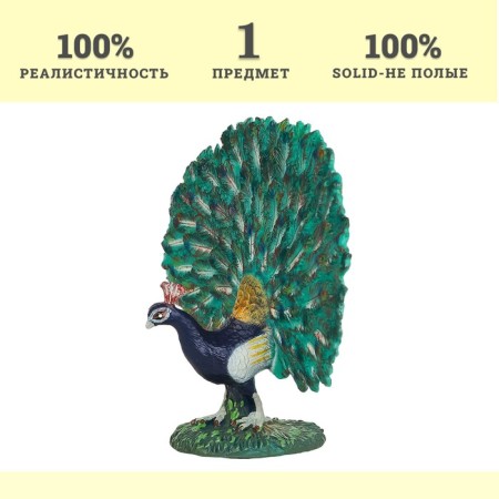 Figure "World of Wild Animals: Peacock"-1