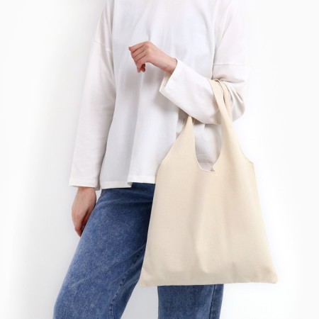 Shopper bag, 40x35cm, beige color-7