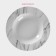 Plate ceramic deep shade “marble”, 300 ml, d = 21 cm, white and gray color