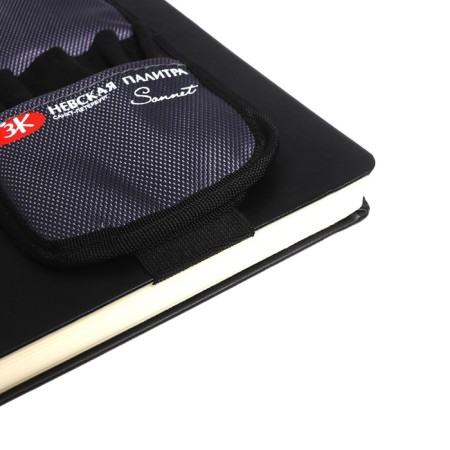 Penal for graphics on the elastic band ZXK "Sonnet", 100 x 270 mm, for 6 items, textile-5