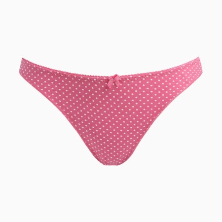 Panties female thongs, pink color, size 46 (m)-7