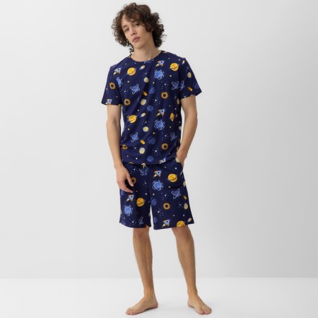 Pajama Male (T-shirt and Shorts) KAFTAN Space, Rr. 48-4
