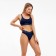 Female set (top with thin straps, panties), color dark blue mix, size 46-48