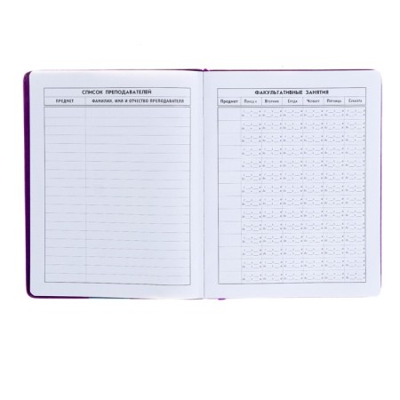 Diary, universal, for grades 1-11, “monster in headphones”, artificial leather, foam lining, 3D application, 48 sheets-3