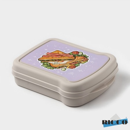 The sandwich sandwich, 17 × 13 × 4.2 cm, with chivito decor