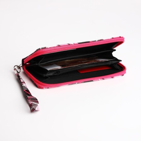 Women's wallet with lightning, pink color-3