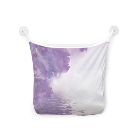 Organizer in a bath on suction cups "Flower Ocean", for storing toys and trifles, size 33x39 cm-2