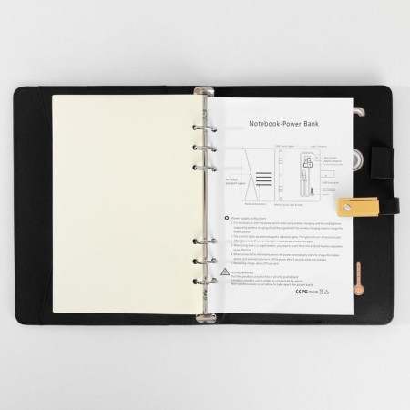 Diary with a built -in charger 8000 mAH and a flash drive 16 GB “Leo”, 17.5 x 23.5 cm-7
