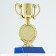 Cup 057, award figure, gold, plastic stand, 14 x 6.5 x 6.3 cm.