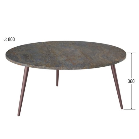 Journal table "Ricon", 800 × 800 × 360 mm, color color-1