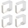 Clamps for a tablecloth with a metal spring Axentia, 4 pcs