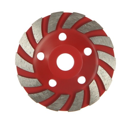 Cup of diamond refrigerator scrap, Turbo-segment, 125 mm-4