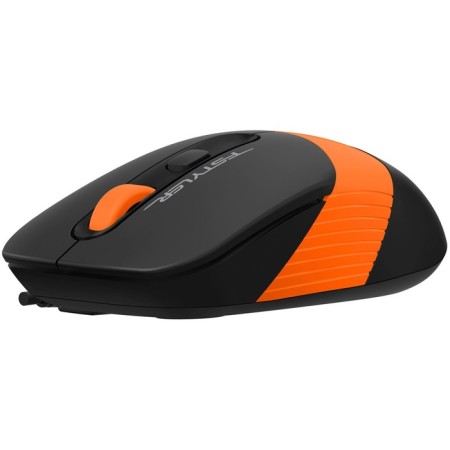 Mouse A4Tech FSTYLER FM10S Black/Orange optical (1600DPI) Silent USB (3but)-1