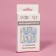 Inniches “Ink”, 12 pcs, with adhesive plates, ballerina shape, white/purple color