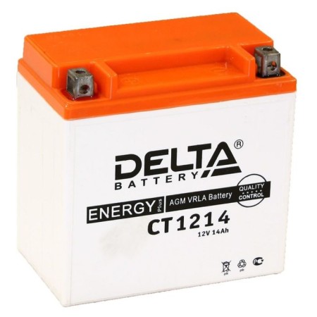 DELTA 14 ACh CT 1214 (YTX14-BS) battery, low