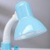 Table lamp on a stand 1x40W E27 cord 0.85m blue
