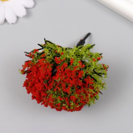 Artificial plant for creativity plastic "Fiery tree" 9 cm-2