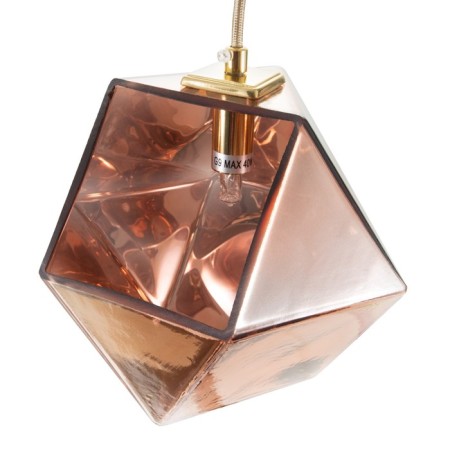 Lamp Bayerlux "Christie" G9 pink gold 20x20x22-122 cm-4