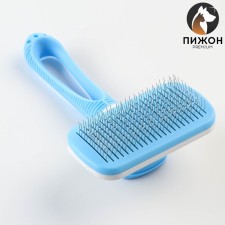 Pugrodnik with self -cleaning pizhon Premium, with drops, lightweight, 10 x 19 cm, blue