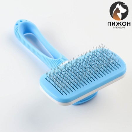 Pugrodnik with self -cleaning pizhon Premium, with drops, lightweight, 10 x 19 cm, blue