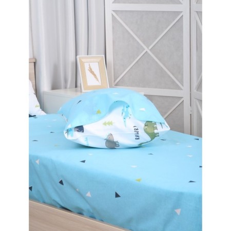 Bed linen 1.5 joint venture dinosaur, size 150x215 cm, 145x210 cm, 50x70 cm-2