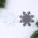 Decor "Snowflakes", set of 3 pcs.