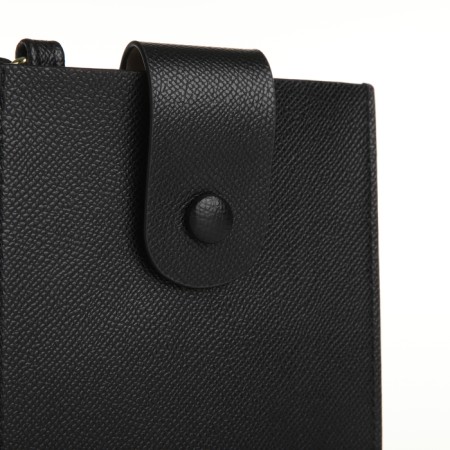 Female bag, cross-bodi, on the magnet, the color is black-3