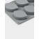 Form for baking and mousse desserts Konfinetta "lemon", silicone, 8 cells (5.2 × 4.2 cm) 30 × 17.4 × 2.3 cm, gray